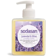 Sapun lichid gel de dus bio lavanda masline 300ml SODASAN Sapun lichid gel de dus bio lavanda masline 300ml SODASAN