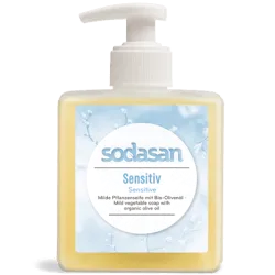 Sapun lichid - gel de dus bio sensitiv 300ml Sodasan Sapun lichid - gel de dus bio sensitiv 300ml Sodasan