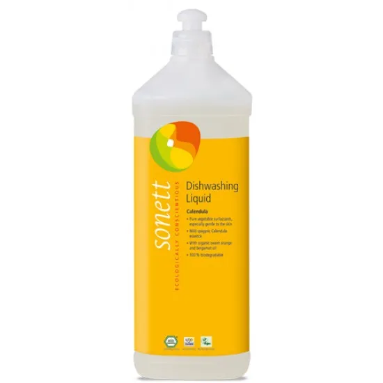 DETERGENT ECOLOGIC PT. SPALAT VASE - GALBENELE 1L Sonett DETERGENT ECOLOGIC PT. SPALAT VASE - GALBENELE 1L Sonett