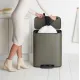Cos gunoi Bo cu pedala, 60L - Platina Cos gunoi Bo cu pedala, 60L - Platina