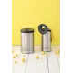 Cos rufe, 60L, capac Plastic  - otel mat