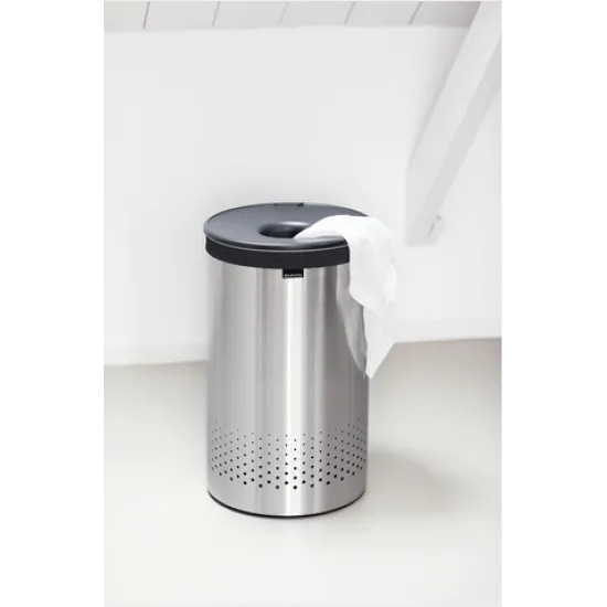 Cos rufe, 60L, capac Plastic  - otel mat