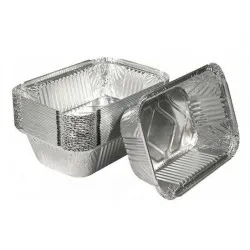 Caserole din aluminiu 350 ml, 100 buc/set Caserole din aluminiu 350 ml, 100 buc/set