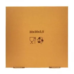 Cutie pizza 32*32*3.5 cm kraft Cutie pizza 32*32*3.5 cm kraft