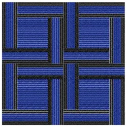 Covoras aluminiu AluTileMat, MINI (17mm) CARINA 2D - model premium Coral