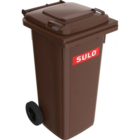Europubela din material plastic, 120 L, culoare maro, SULO - Transport inclus Europubela din material plastic, 120 L, culoare maro, SULO - Transport inclus