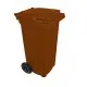 Pubela HDPE CLD 120L maro - Transport Inclus Pubela HDPE CLD 120L maro - Transport Inclus