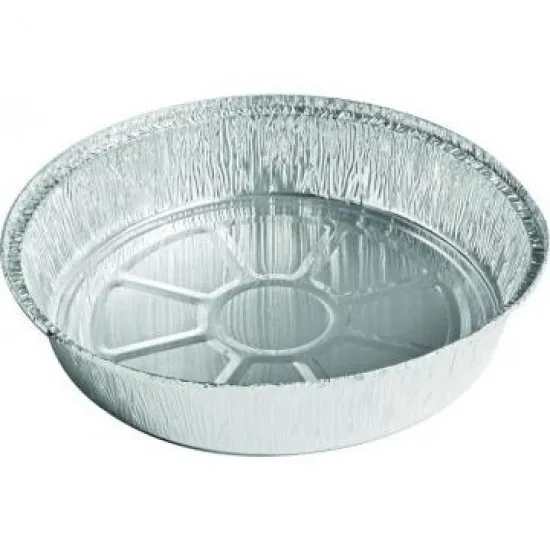 Caserola aluminiu rotunda, 803, 230*230*43 mm, 100 buc/set Caserola aluminiu rotunda, 803, 230*230*43 mm, 100 buc/set
