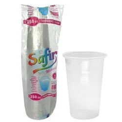 Pahare Plastic 250 CC, 50 buc/set Pahare Plastic 250 CC, 50 buc/set
