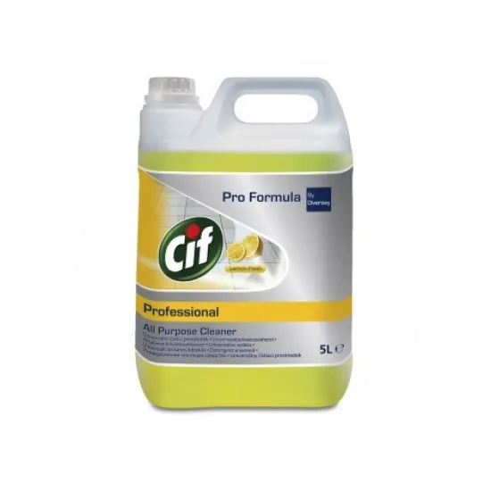 Detergent universal, Lemon Fresh, Cif Professional, 5L Detergent universal, Lemon Fresh, Cif Professional, 5L