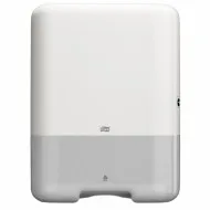 Dispenser prosoape hartie mare Tork, alb, V Fold, capacitate 500 servetele