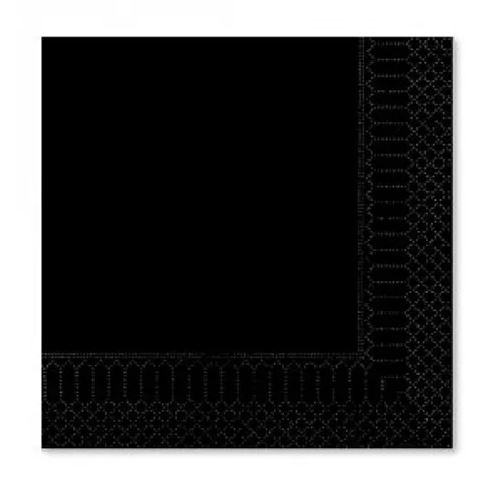 Servetele 33x33 cm, 2 straturi, Smart Table Black, Fato Servetele 33x33 cm, 2 straturi, Smart Table Black, Fato