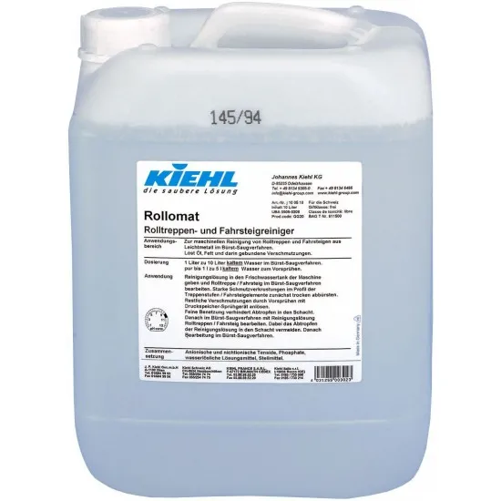 ROLLOMAT-detergent pentru scari rulante, j100510, Kiehl,10L ROLLOMAT-detergent pentru scari rulante, j100510, Kiehl,10L
