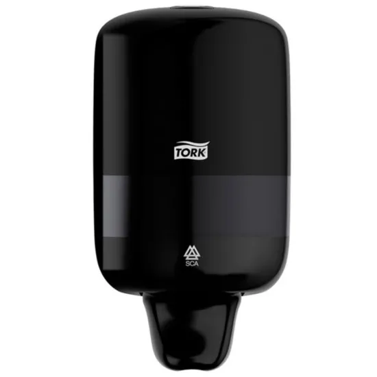 Dozator mic pentru sapun lichid Tork, negru, 475 ml Dozator mic pentru sapun lichid Tork, negru, 475 ml