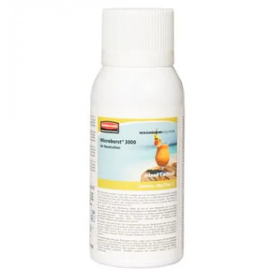 Odorizant dispenser Microburst 3000 - Island Cocktail, 1x75 ml, RUBBERMAID Odorizant dispenser Microburst 3000 - Island Cocktail, 1x75 ml, RUBBERMAID