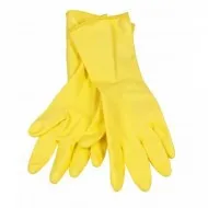 Manusi menaj latex, 1 per/set, marimea L, OTI, galbene