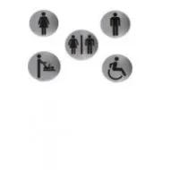Semnalistica toaleta: dizabilitati/barbati/femei/mama&copilul, inox, Mediclinics Semnalistica toaleta: dizabilitati/barbati/femei/mama&copilul, inox, Mediclinics