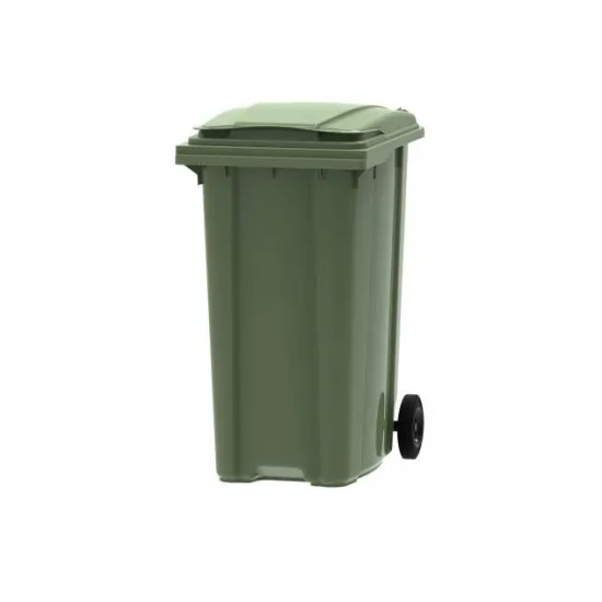 Container din plastic, 360 litri verde transport inclus Container din plastic, 360 litri verde transport inclus