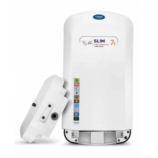 Uscator de maini vertical 1650W Limpio, HD 91, alb