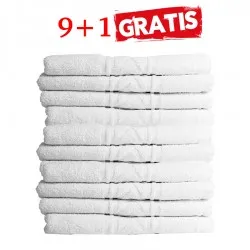 Set 10 prosoape 30 x 50 cm, 9 + 1 gratuit