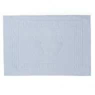 Prosop - covoras de picioare, Cu Model Grecesc alb, 50×70cm – 700 g/mp