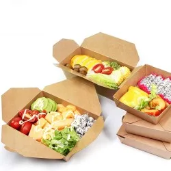 Cutie de meniu, kraft, 900ml, 50 buc/set Cutie de meniu, kraft, 900ml, 50 buc/set