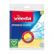 Lavete umede Vileda Sponge Cloth Aqua, 5 buc./set Lavete umede Vileda Sponge Cloth Aqua, 5 buc./set