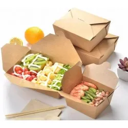 Cutie de meniu, kraft, 500ml, 50 buc/set Cutie de meniu, kraft, 500ml, 50 buc/set