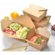 Cutie de meniu, kraft, 500ml, 50 buc/set Cutie de meniu, kraft, 500ml, 50 buc/set