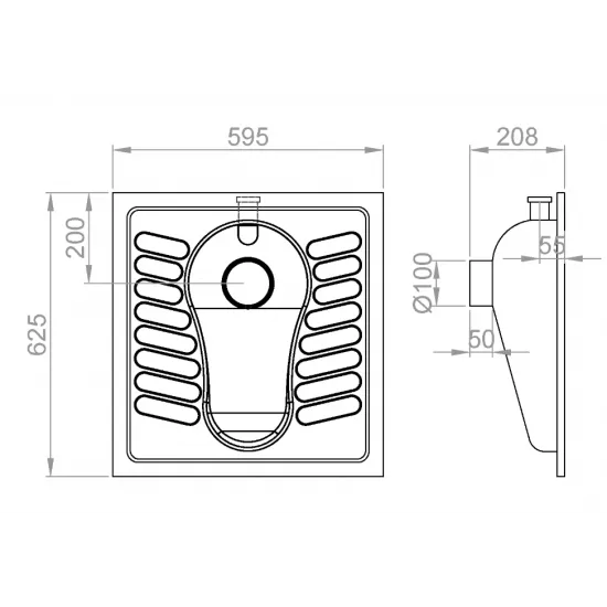WC TURCESC INOX, NOFER WC TURCESC INOX, NOFER