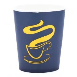 Pahare de carton 8 Oz color (236 ml), 50 buc/set