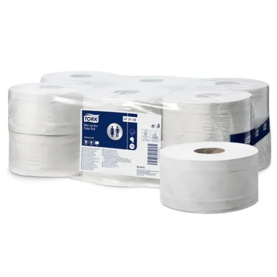 Hartie igienica mini jumbo cu 2 straturi, de 180 m, Tork Advanced Hartie igienica mini jumbo cu 2 straturi, de 180 m, Tork Advanced