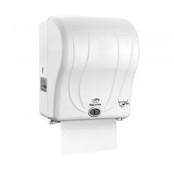 Dispenser electric pentru rola prosop hartie, 21 cm, Alb