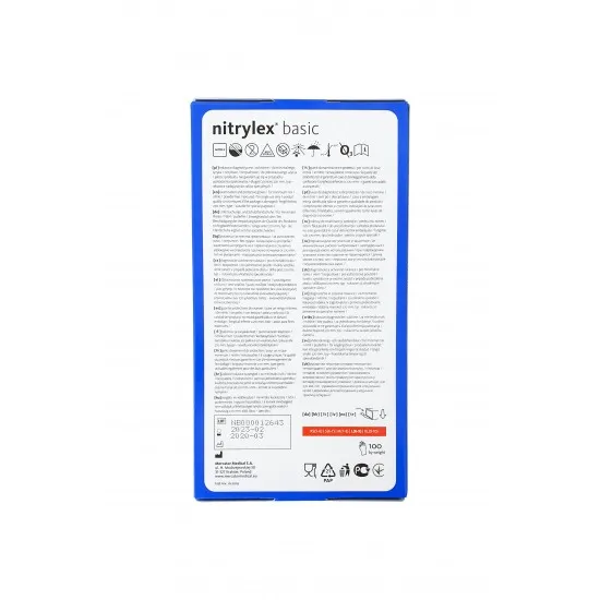Manusi examinare si protectie Nitrylex Basic, 100 buc/cutie