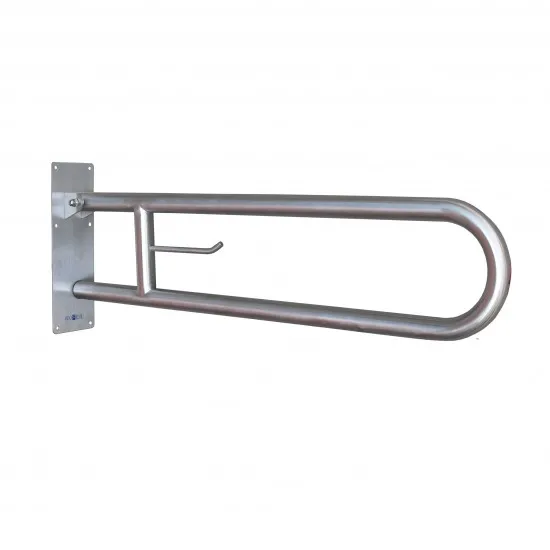 Bara de sprijin rabatabila, 800 mm, otel inoxidabil satinat, Nofer Bara de sprijin rabatabila, 800 mm, otel inoxidabil satinat, Nofer