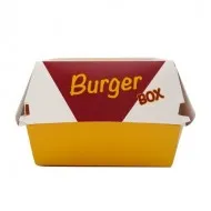 Cutie carton burger, mare, 100 buc/set
